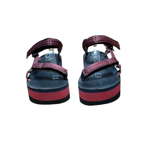 Teva Opening Ceremony Womens Platform Sandals Red & Blue  Adjustable Size 10 - Picture 6 of 11